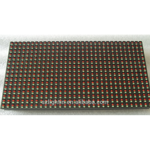 three color red green yellow P10 dual color module